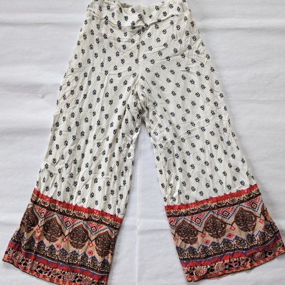 π 4 for $25 π Xhilaration Boho Lounge Pull On Wide Leg Pants Size Medium - Picture 4 of 13